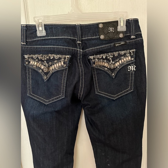 Miss Me Women's Chloe Bootcut Jeans Embellished Pockets Denim, Sz 31 - Picture 7 of 16